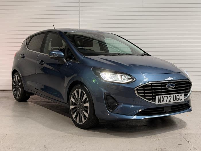 Used 2022 Ford Fiesta 1.0T EcoBoost MHEV Titanium Vignale Hatchback 5dr Petrol Hybrid Manual Euro 6 (s/s) (125 ps) Blue at Windsors of Wallasey