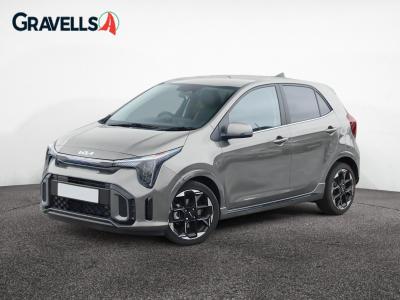 Used 2024 Kia PICANTO 1.0 GT-Line Hatchback 5dr Petrol Manual Euro 6 (s/s) (62 bhp) astro grey at Gravells