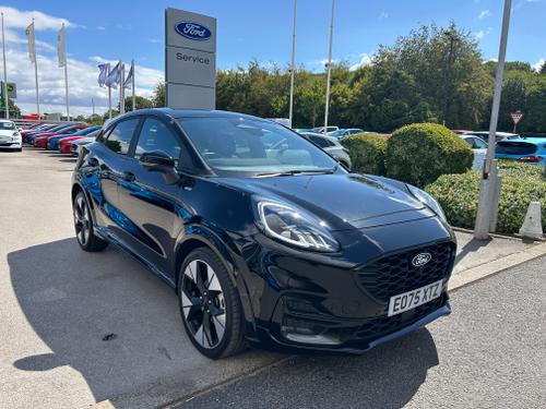 Used 2025 Ford Puma 1.0 MHEV ST-LINE X MILD HYBRID AUTO MEGA SPEC Agate Black at Lawtons of Tadcaster