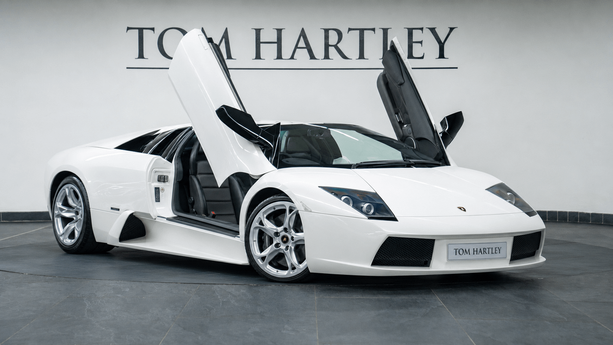 Used 2005 LAMBORGHINI Murcielago VT Coupe Balloon White Pearlescent at Tom Hartley