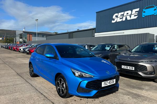 Used 2024 MG MG3 1.5 Hybrid Trophy 5dr Auto Blue at SERE Motors