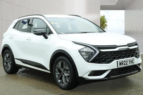 Used 2022 Kia SPORTAGE 1.6T GDi HEV GT-Line 5dr Auto White at SERE Motors