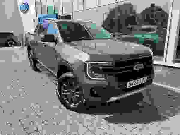 Used 2023 Ford Ranger 2.0 TD EcoBlue Wildtrak Pickup Double Cab 4dr Diesel Auto 4WD Euro 6 (s/s) (205 ps) Carbonized Grey at Dinnages