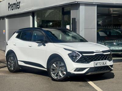 Used 2022 Kia Sportage 1.6 T-GDi ISG HEV GT-LINE S Fusion White With Black Roof at Kia Motors UK
