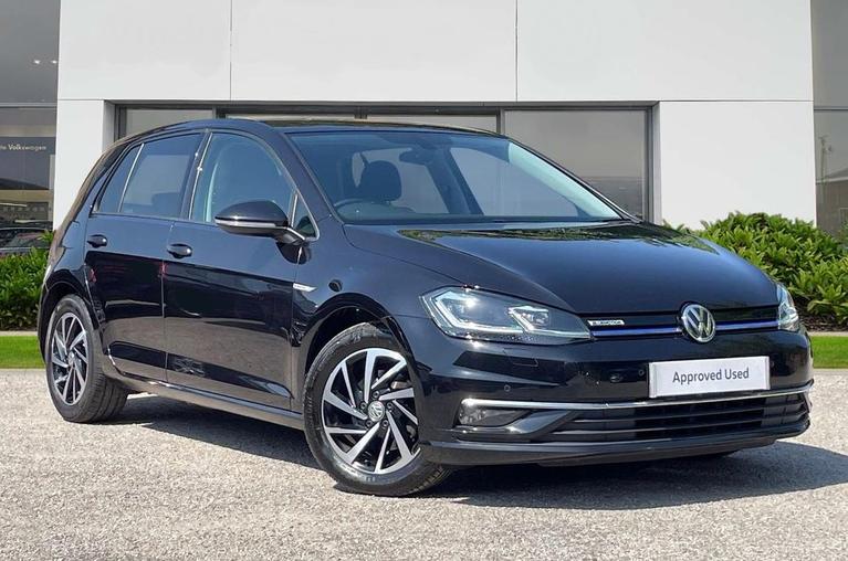 Used 2020 VOLKSWAGEN Golf 1.5 TSI EVO Match Edition Hatchback 5dr Petrol Manual Euro 6 (s/s) (130 ps) Black at JCT600