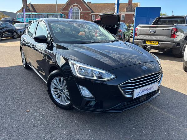 Used 2018 Ford Focus 1.0T EcoBoost Titanium Hatchback 5dr Petrol Manual Euro 6 (s/s) (125 ps) Shadow Black at Dinnages