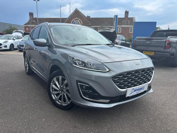 Used 2024 Ford Kuga 2.5 Duratec 14.4kWh Vignale SUV 5dr Petrol Plug-in Hybrid CVT Euro 6 (s/s) (225 ps) Solar Silver at Dinnages