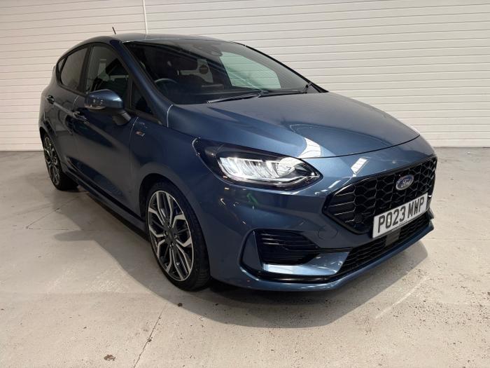 Used 2023 Ford Fiesta 1.0T EcoBoost MHEV ST-Line X Hatchback 5dr Petrol Hybrid DCT Euro 6 (s/s) (125 ps) Blue at Windsors of Wallasey