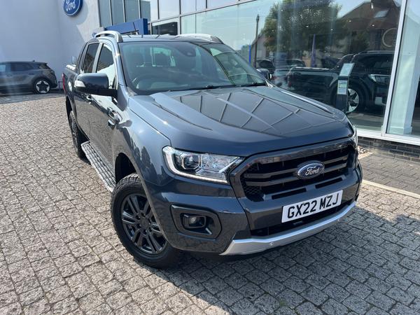Used 2022 Ford Ranger 2.0 EcoBlue Wildtrak Pickup Double Cab 4dr Diesel Auto 4WD Euro 6 (s/s) (213 ps) at Dinnages