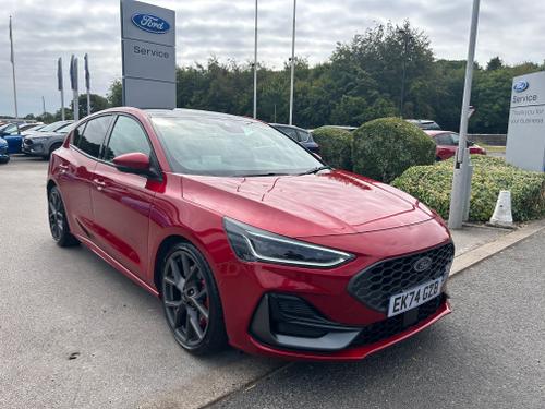 Used 2024 Ford Focus 2.3 ST 280PS AUTO MEGA SPEC LOW MILEAGE Fantastic Red at Lawtons of Tadcaster