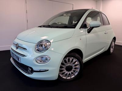 Used 2017 Fiat 500 1.2 Lounge Hatchback 3dr Petrol Manual Euro 6 (s/s) (69 bhp) at Hodgson Car Sales