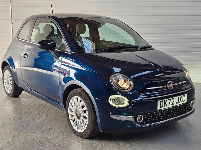 Used 2023 Fiat 500 DOLCEVITA MHEV BLUE at Windsors of Wallasey