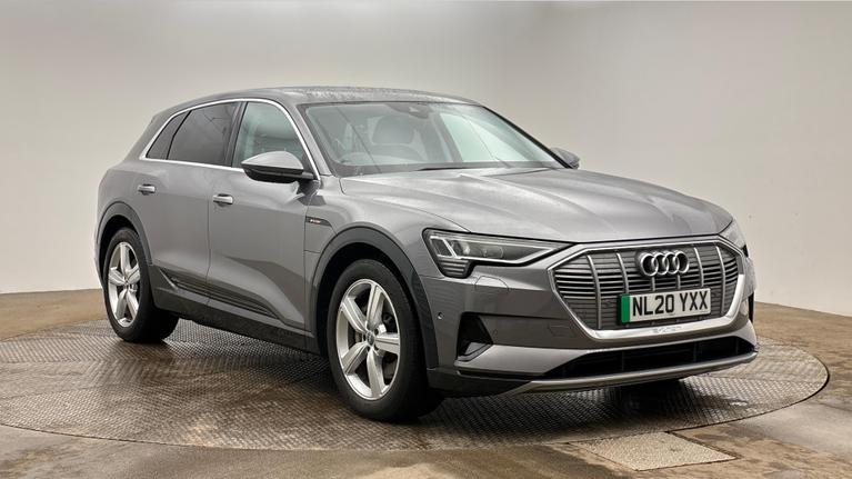 Used 2020 AUDI e-tron 50 Technik SUV 5dr Electric Auto quattro 71.2kWh (313 ps) Grey at JCT600