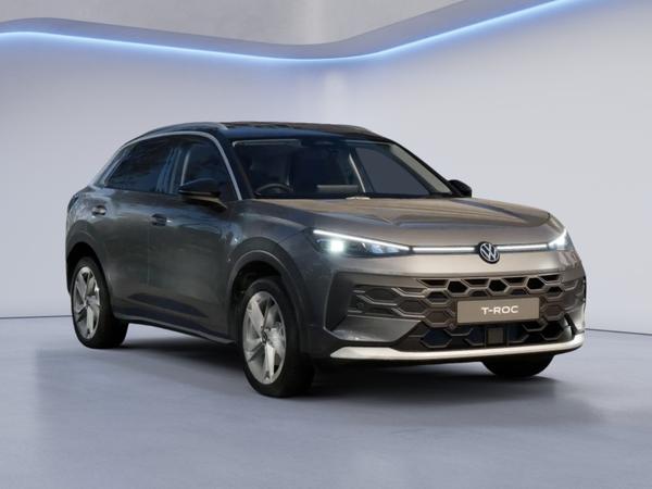 Used ~ Volkswagen T-Roc 1.5 eTSI MHEV Style DSG Euro 6 (s/s) 5dr Wolf Grey with Black Roof at Martins Group