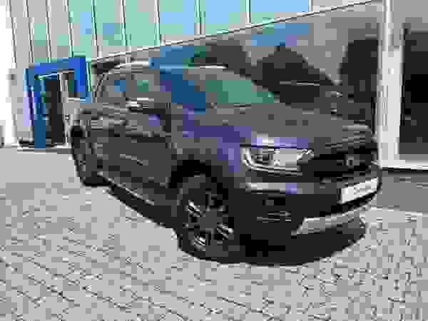 Used 2023 Ford Ranger 2.0 EcoBlue Wildtrak Pickup Double Cab 4dr Diesel Auto 4WD Euro 6 (s/s) (213 ps) Sea Grey at Dinnages