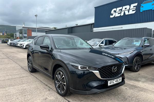 Used 2023 Mazda CX-5 2.0 e-Skyactiv G MHEV Exclusive-Line 5dr Auto Black at SERE Motors