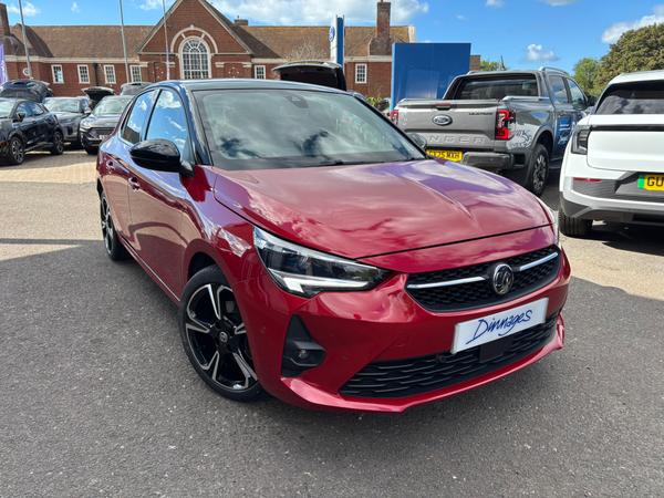 Used 2021 Vauxhall Corsa 1.2 Turbo Ultimate Hatchback 5dr Petrol Manual Euro 6 (s/s) (100 ps) Red at Dinnages