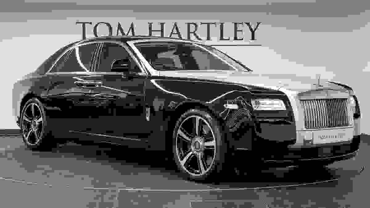 Used 2012 Rolls-Royce Ghost V12 Sapphire Black with Satin Silver Bonnet at Tom Hartley