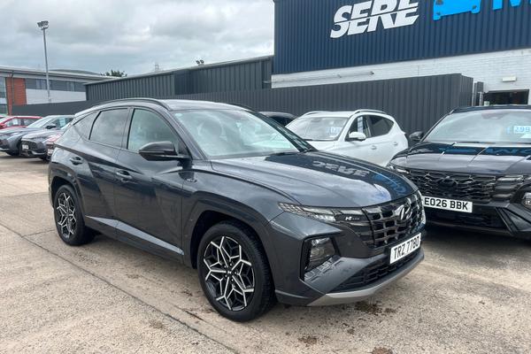 Used 2022 Hyundai TUCSON 1.6 TGDi Plug-in Hybrid N Line 5dr 4WD Auto Grey at SERE Motors