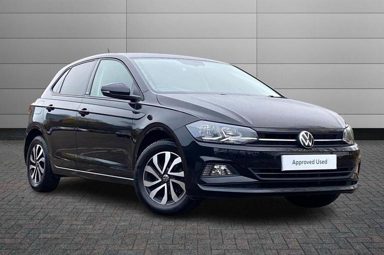 Used 2021 VOLKSWAGEN Polo 1.0 TSI Active Hatchback 5dr Petrol Manual Euro 6 (s/s) (95 ps) Black at JCT600