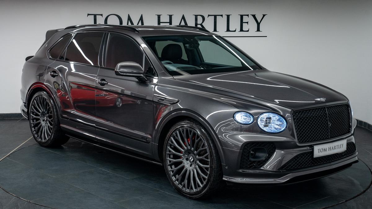 Used 2021 Bentley Bentayga V8 Mulliner Revere London Magnetic Grey Metallic (Extended Range) at Tom Hartley