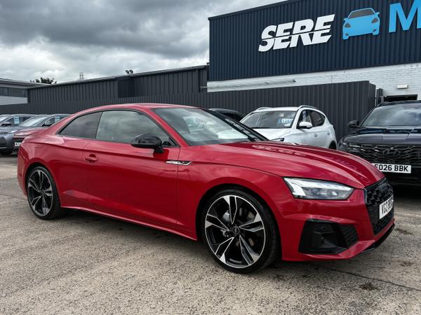 Used 2022 Audi A5 40 TFSI 204 Black Edition 2dr S Tronic Red at SERE Motors