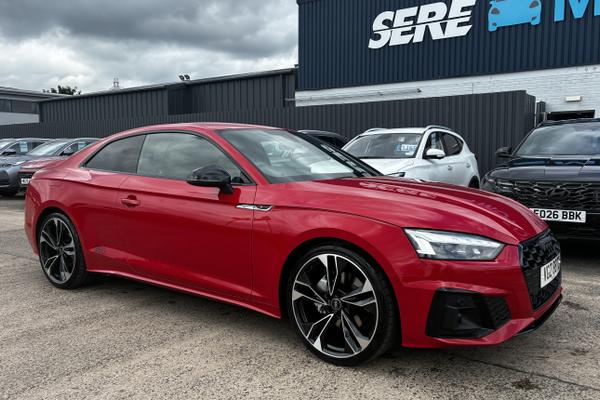 Used 2022 Audi A5 40 TFSI 204 Black Edition 2dr S Tronic Red at SERE Motors
