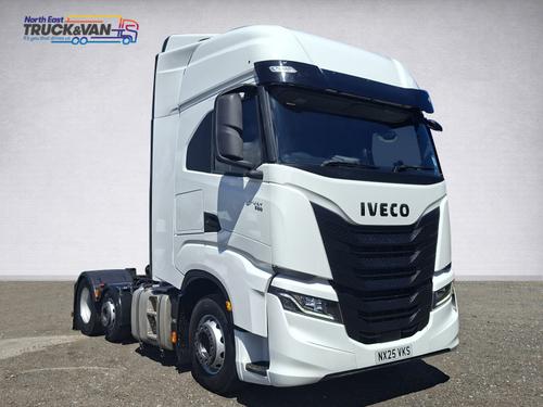 Used 2025 Iveco S-WAY 530hp TWIN LINE HYDRAULICS [NX25VKS] WHITE at North East Truck & Van