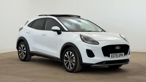 Used 2025 Ford Puma 1.0 MHEV TITANIUM MEGA SPEC MILD HYBRID LOW MILEAGE Frozen White at Lawtons of Tadcaster