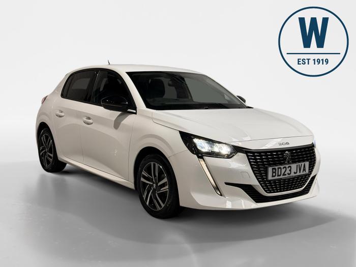 Used 2023 Peugeot 208 1.2 PureTech Allure Premium + Hatchback 5dr Petrol Manual Euro 6 (s/s) (100 ps) White at Gravells