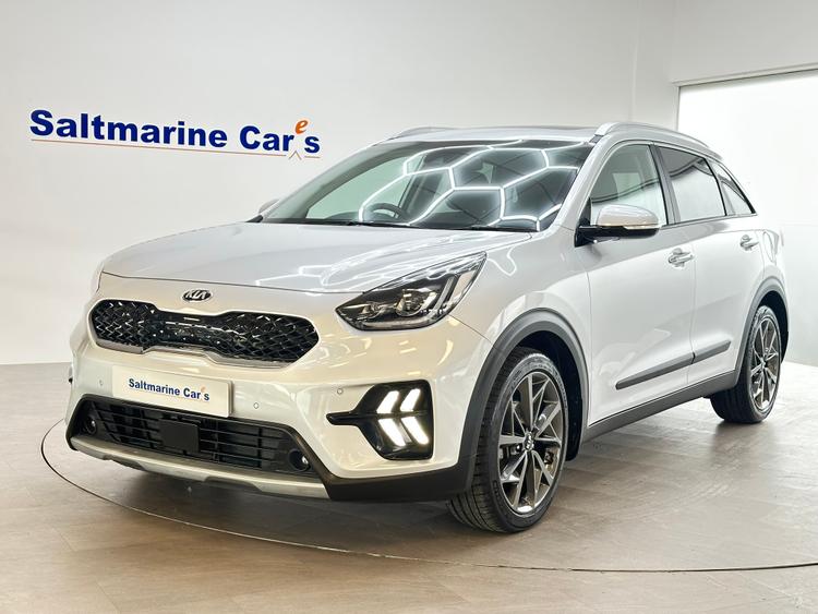 Used 2021 Kia Niro 1.6 GDi 4 SUV 5dr Petrol Hybrid DCT Euro 6 (s/s) (139 bhp) Silver at #sitename#