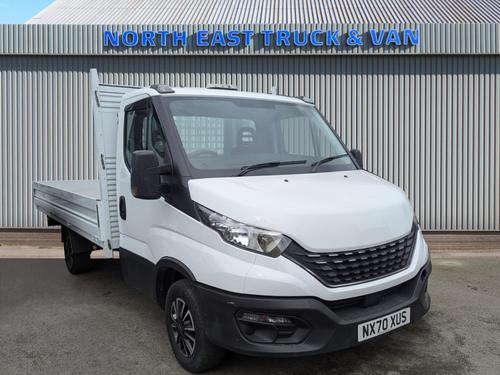 Used 2020 Iveco DAILY 35S14-A8 DROP-SIDE [NX70XUS] WHITE at North East Truck & Van