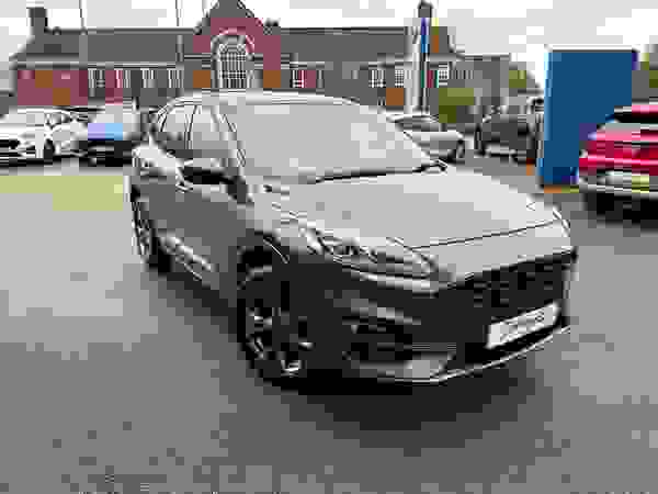 Used 2021 Ford Kuga 2.5 EcoBoost Duratec 14.4kWh ST-Line SUV 5dr Petrol Plug-in Hybrid CVT Euro 6 (s/s) (225 ps) Chrome Blue at Dinnages