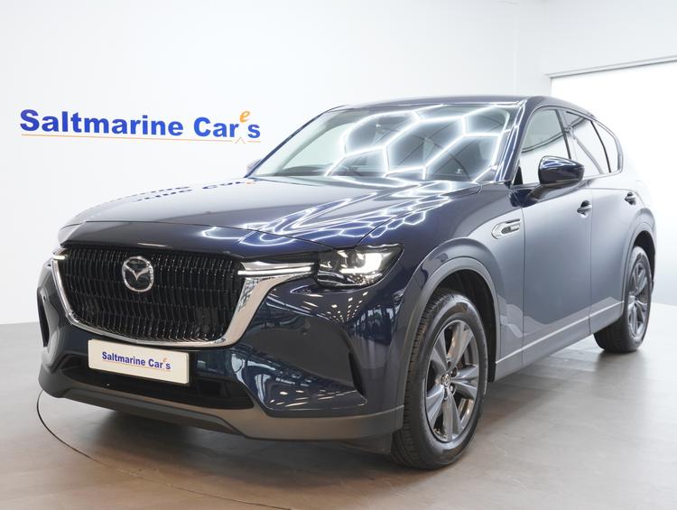 Used 2023 Mazda CX-60 Exclusive-Line Auto 4WD (327 ps) Deep Crystal Blue at #sitename#