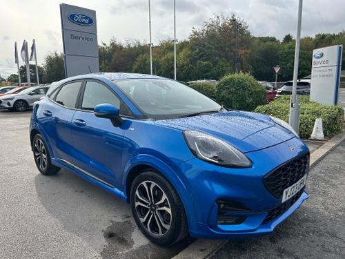 Used 2023 Ford Puma 1.0 MHEV ST-LINE 155PS MILD HYBRID GREAT SPEC Desert Island Blue at Lawtons of Tadcaster