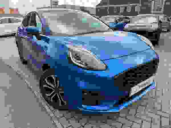 Used 2022 Ford Puma 1.0T EcoBoost MHEV ST-Line SUV 5dr Petrol Hybrid Manual Euro 6 (s/s) (125 ps) Blue at Dinnages