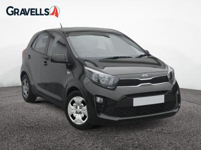 Used 2024 Kia PICANTO 1.0 1 Hatchback 5dr Petrol Manual Euro 6 (s/s) (66 bhp) midnight black at Gravells