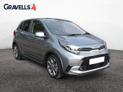 Used 2021 Kia PICANTO 1.0 DPi X-Line Hatchback 5dr Petrol AMT Euro 6 (s/s) (66 bhp) Grey at Gravells