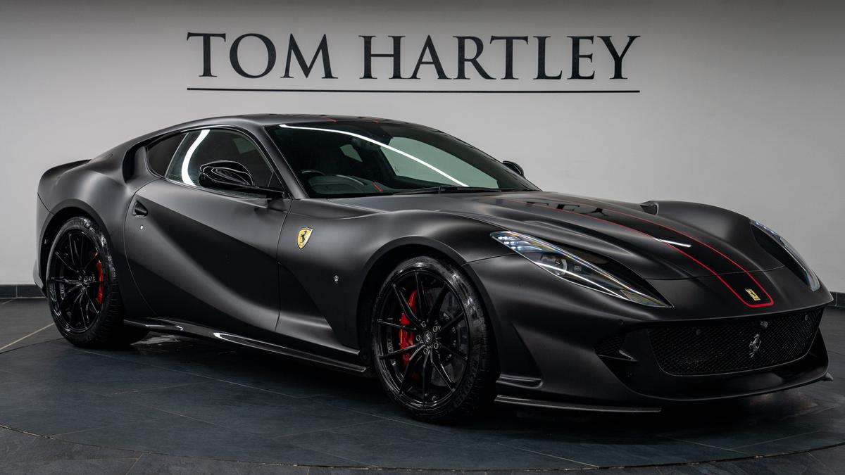 Used 2018 Ferrari 812 Superfast Blu Tour De France (Satin Black Wrap) at Tom Hartley