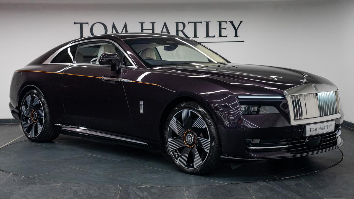 Used 2024 Rolls-Royce Spectre Coupe Belladonna Purple Metallic at Tom Hartley