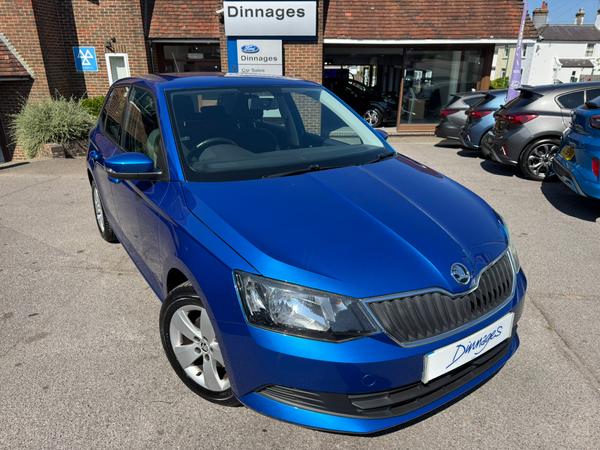 Used 2015 Skoda Fabia 1.4 TDI SE Hatchback 5dr Diesel Manual Euro 6 (s/s) (90 ps) Blue at Dinnages