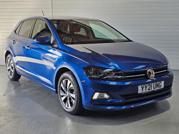Used 2021 Volkswagen POLO MATCH TSI DSG BLUE at Windsors of Wallasey