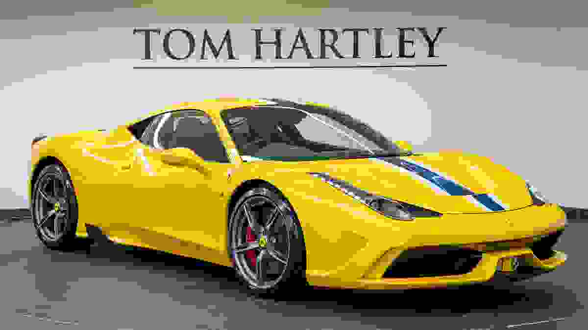 Used 2015 Ferrari 458 Speciale Giallo Triplo Strato at Tom Hartley