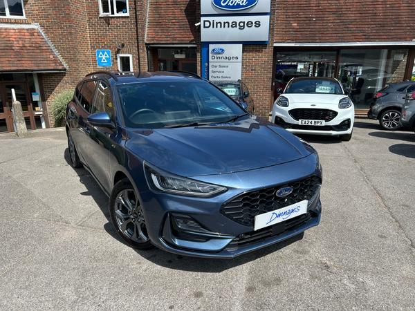 Used 2024 Ford Focus 1.0T EcoBoost MHEV ST-Line Estate 5dr Petrol Hybrid Manual Euro 6 (s/s) (125 ps) at Dinnages