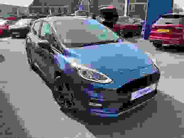 Used 2020 Ford Fiesta 1.0T EcoBoost ST-Line Edition Hatchback 5dr Petrol Manual Euro 6 (s/s) (125 ps) Chrome Blue at Dinnages