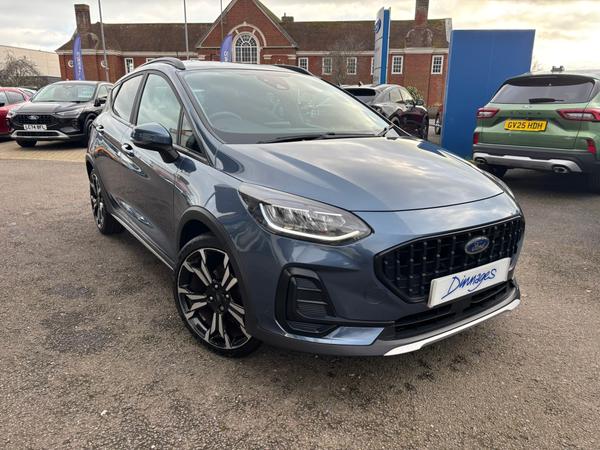 Used 2023 Ford Fiesta 1.0T EcoBoost Active X Hatchback 5dr Petrol Manual Euro 6 (s/s) (100 ps) Chrome Blue at Dinnages