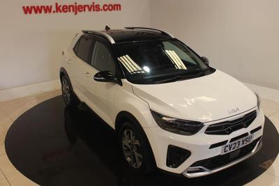 Used 2023 Kia Stonic 1.0 T-GDi ISG 48V GT-LINE S Clear White with Black Roof at Kia Motors UK