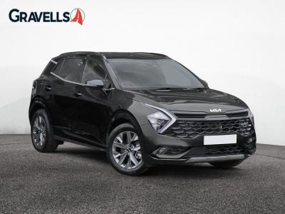 Used 2024 Kia SPORTAGE 1.6 T-GDi MHEV GT-Line SUV 5dr Petrol Hybrid Manual Euro 6 (s/s) (157 bhp) Black at Gravells