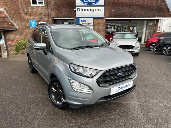 Used 2022 Ford EcoSport 1.0T EcoBoost GPF ST-Line SUV 5dr Petrol Manual Euro 6 (s/s) (125 ps) at Dinnages