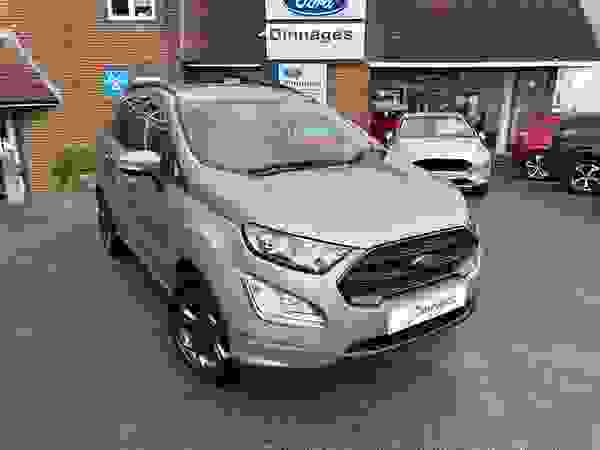 Used 2022 Ford EcoSport 1.0T EcoBoost GPF ST-Line SUV 5dr Petrol Manual Euro 6 (s/s) (125 ps) Solar Silver at Dinnages